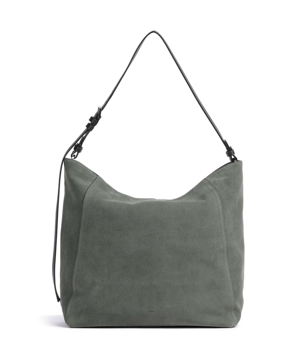 Liebeskind Chudy Suede L Hobo bag cypress green