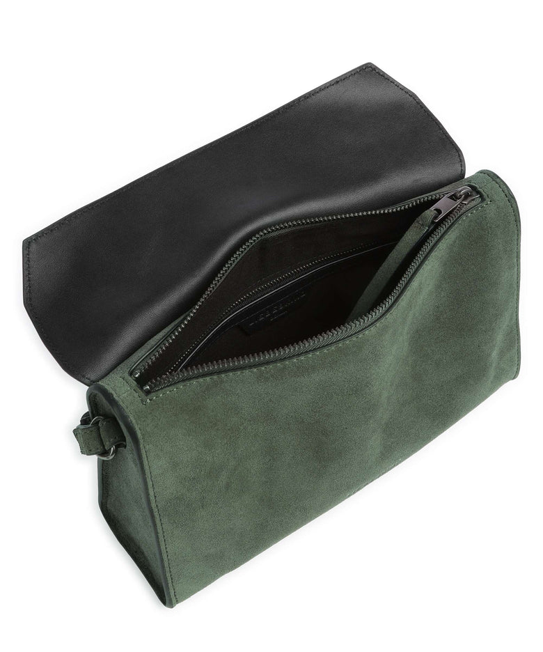 Liebeskind Lora Suede S Crossbody bag cypress green