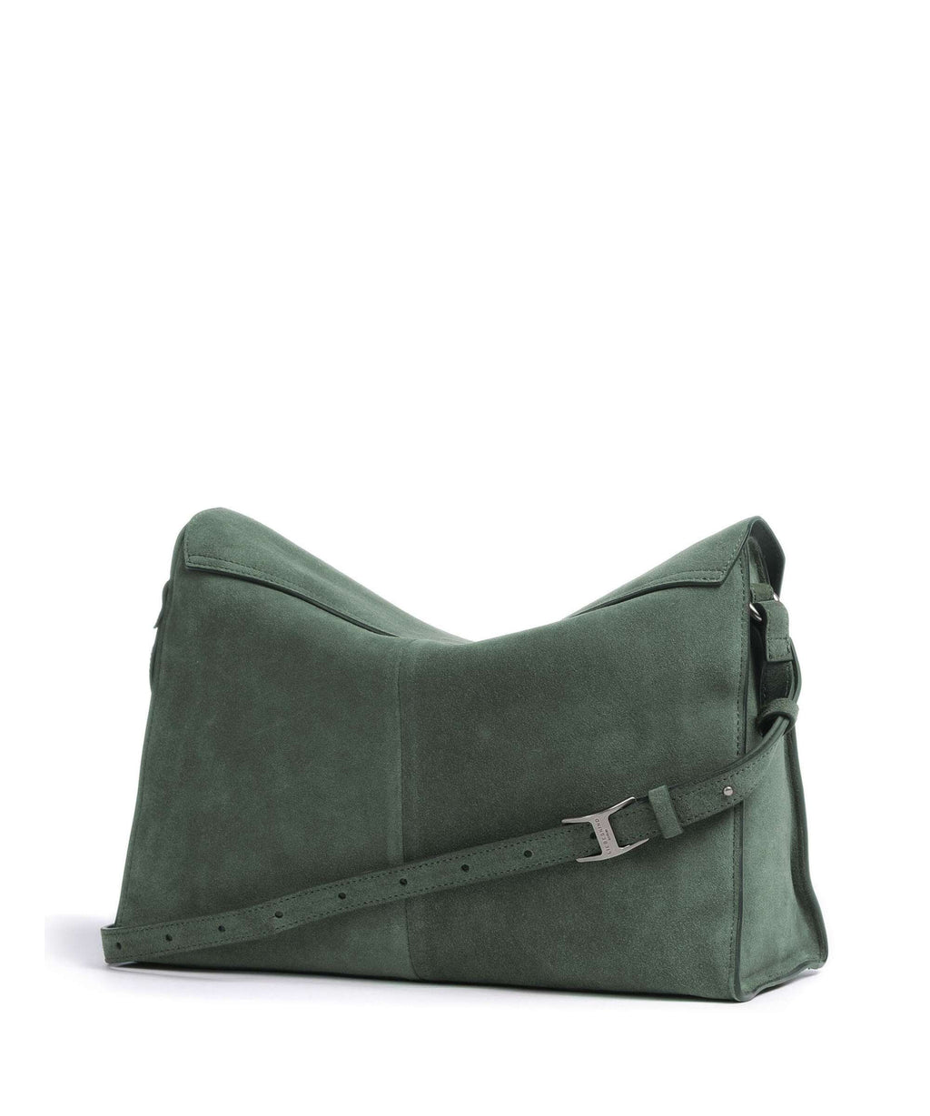 Liebeskind Lora Suede M Crossbody bag cypress green