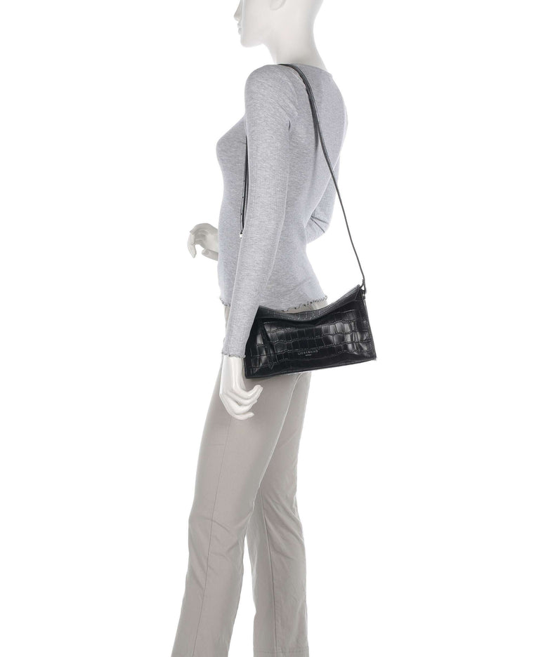 Liebeskind Lora Croco S Crossbody bag black