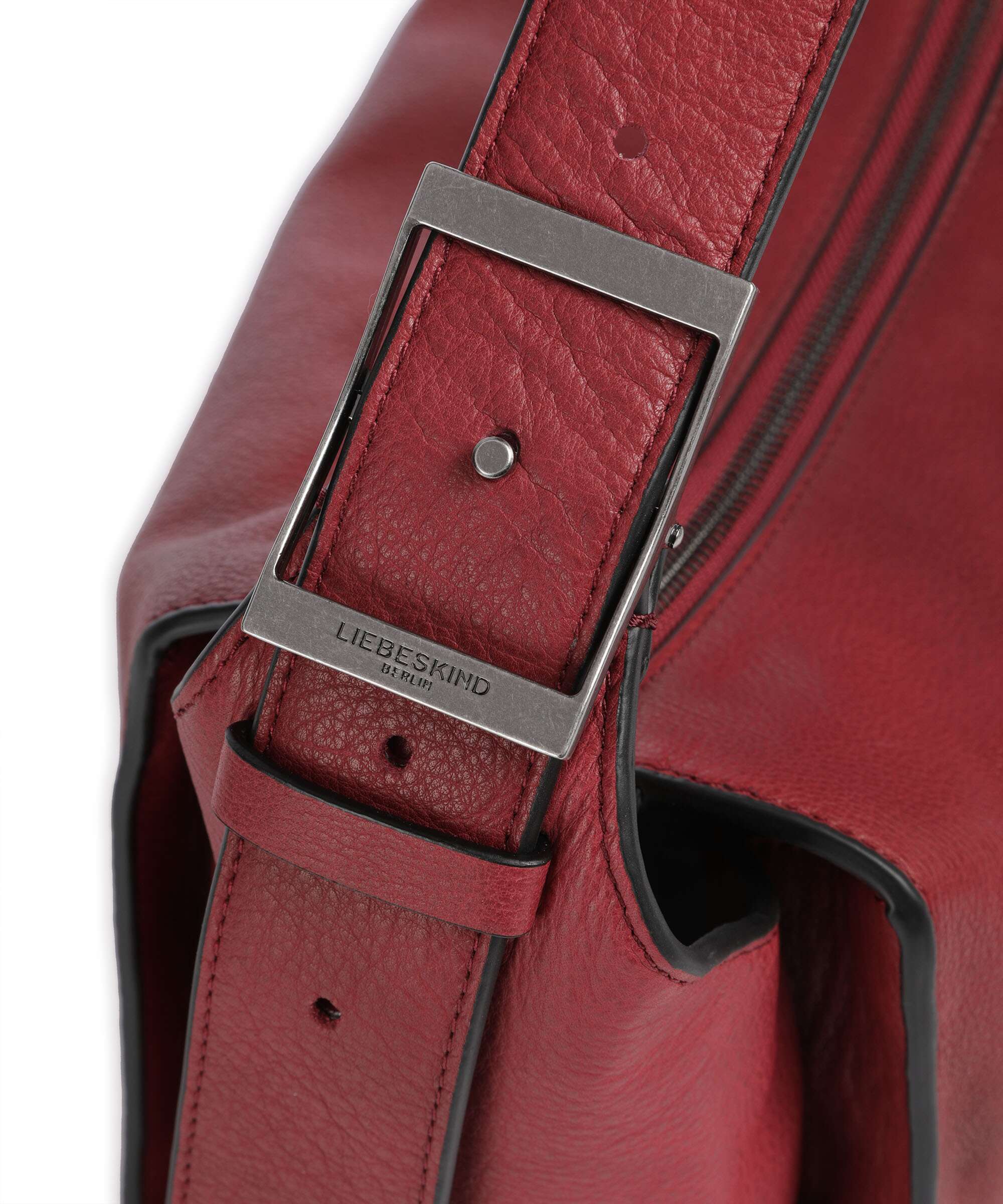 Liebeskind Lou 2 3D Leather M Hobo bag berry