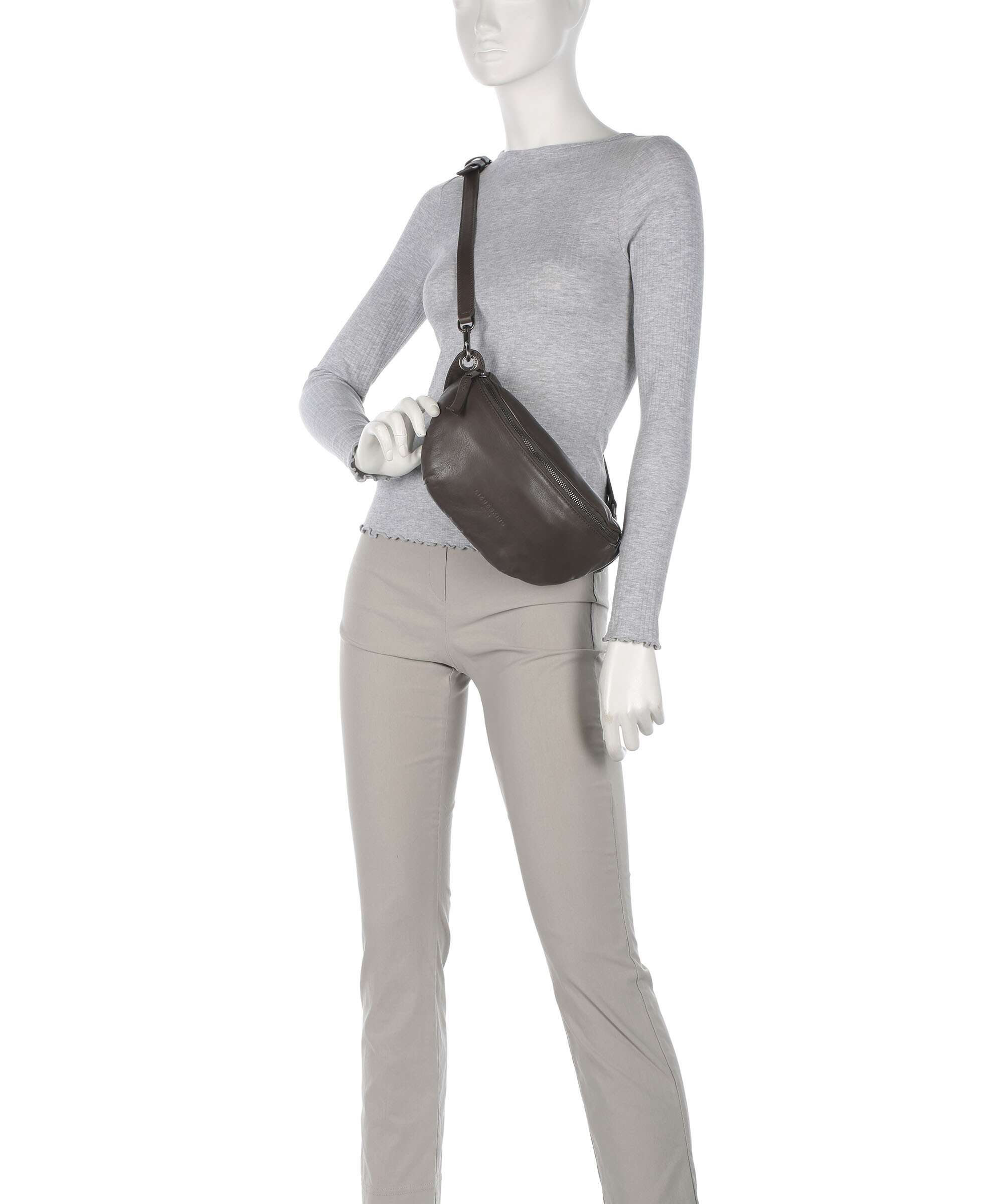 Liebeskind Tavia Sheep Natural Belt bag dark grigio