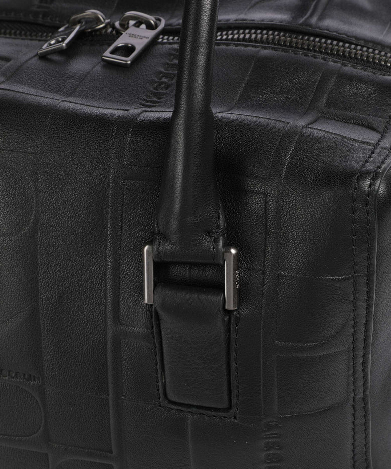 Liebeskind Kayla Monogram Sheep Natural M Handbag black