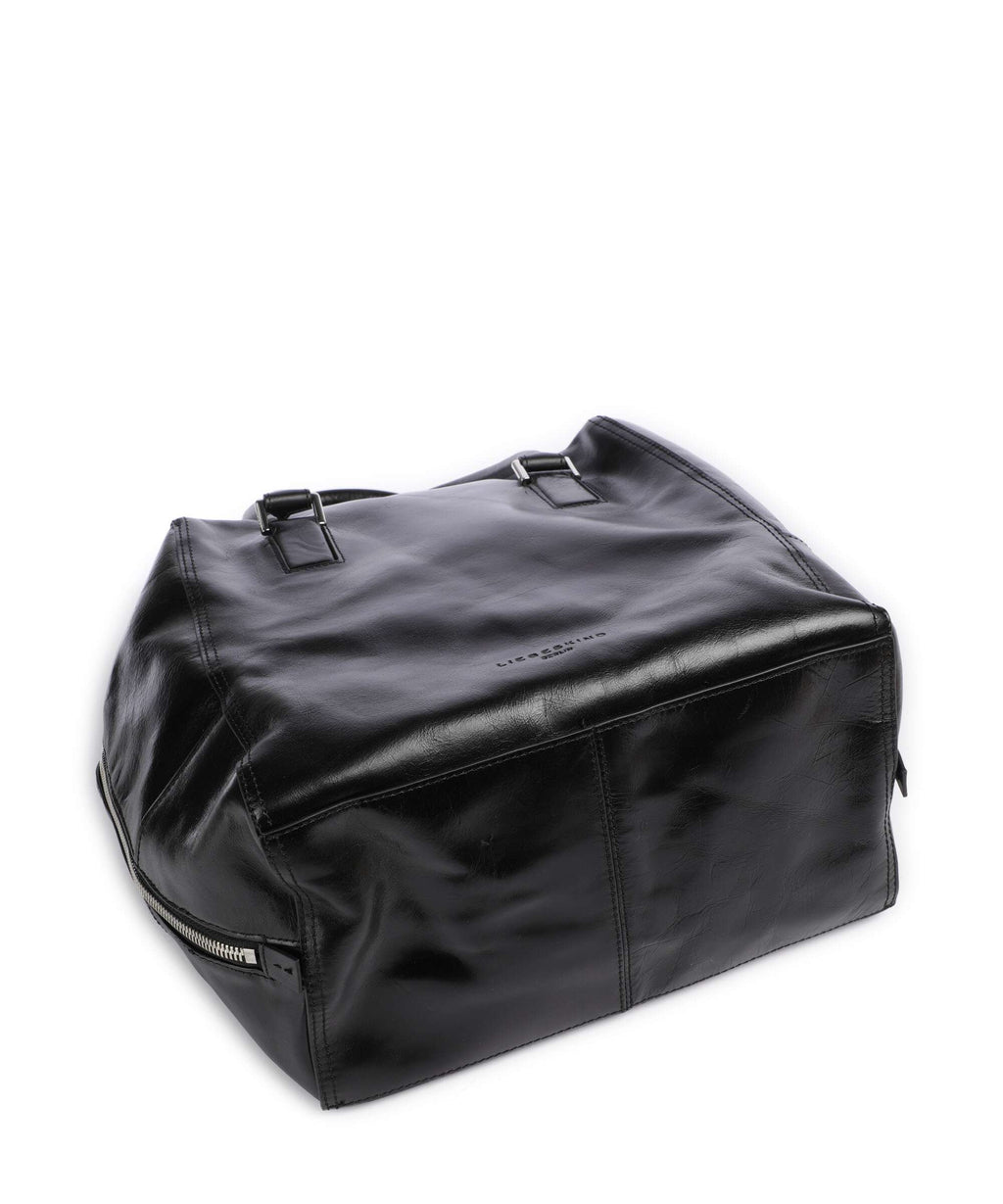 Liebeskind Kayla Lack Distressed M Tote bag black