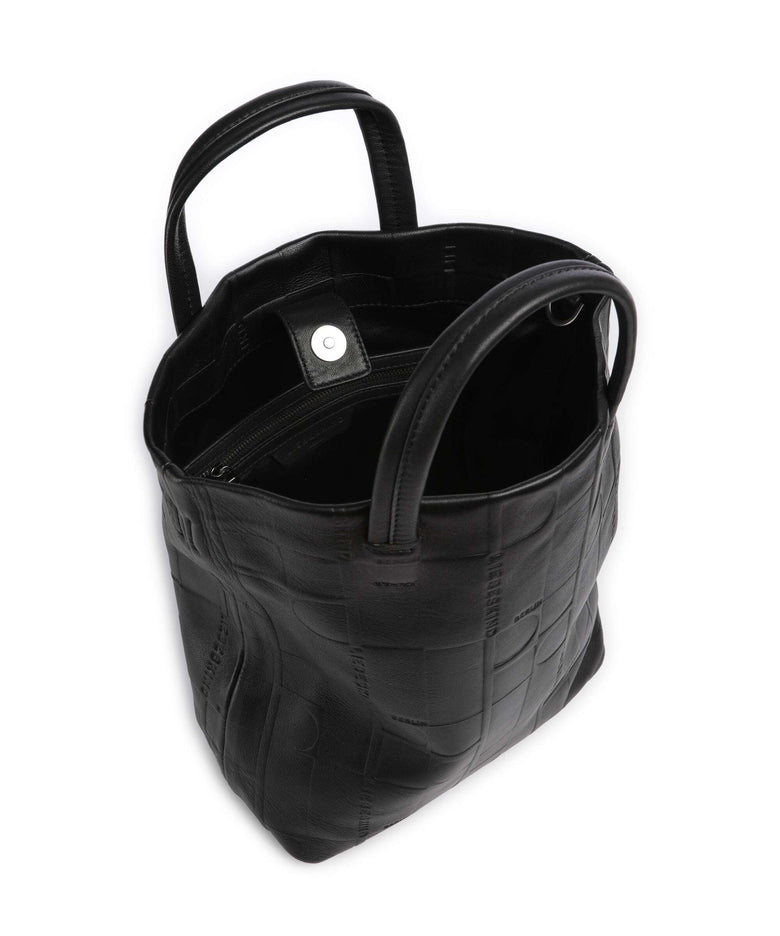 Liebeskind Hera Monogram Sheep Natural M Handbag black