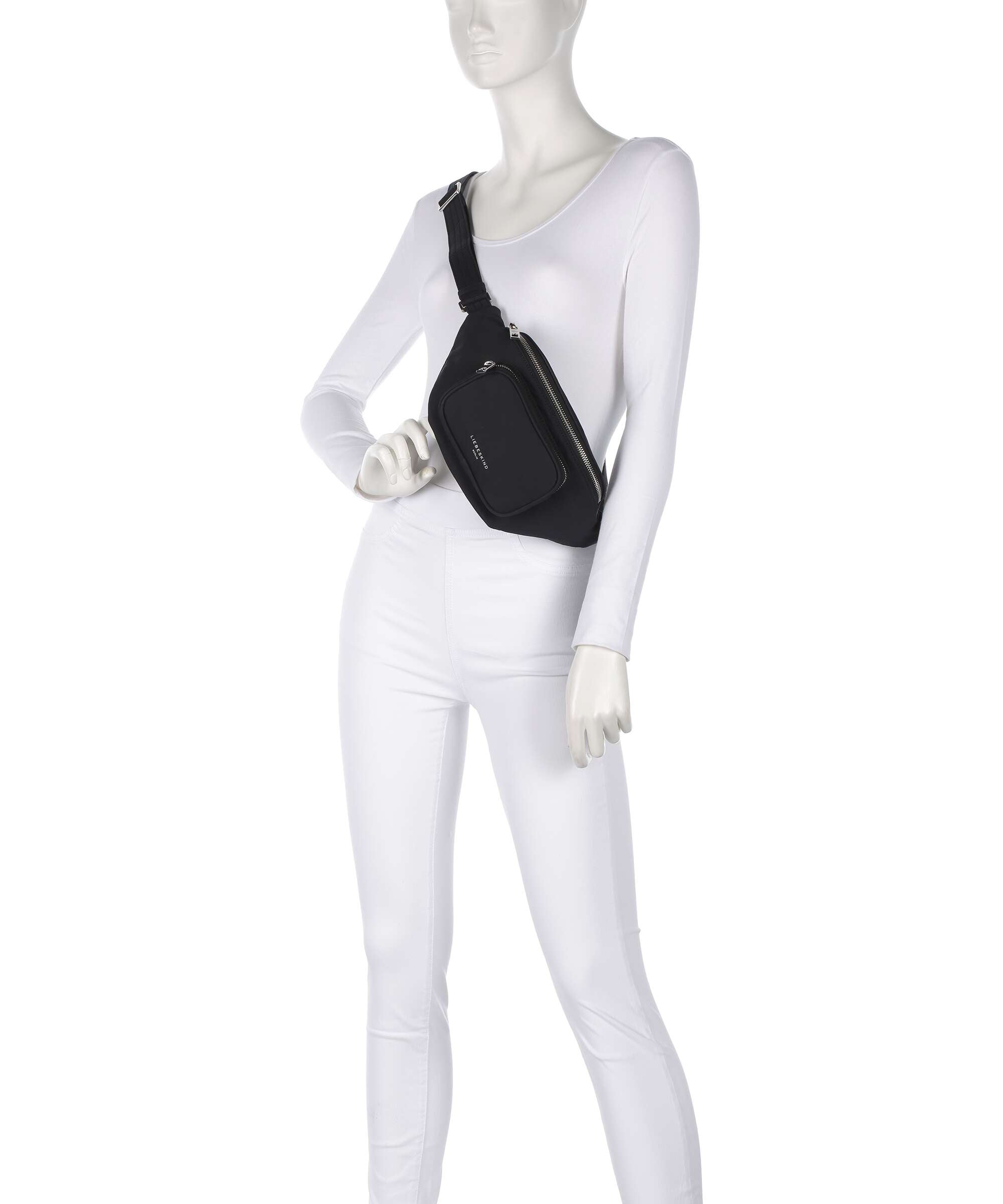 Liebeskind Lila Nylon M Fanny pack black