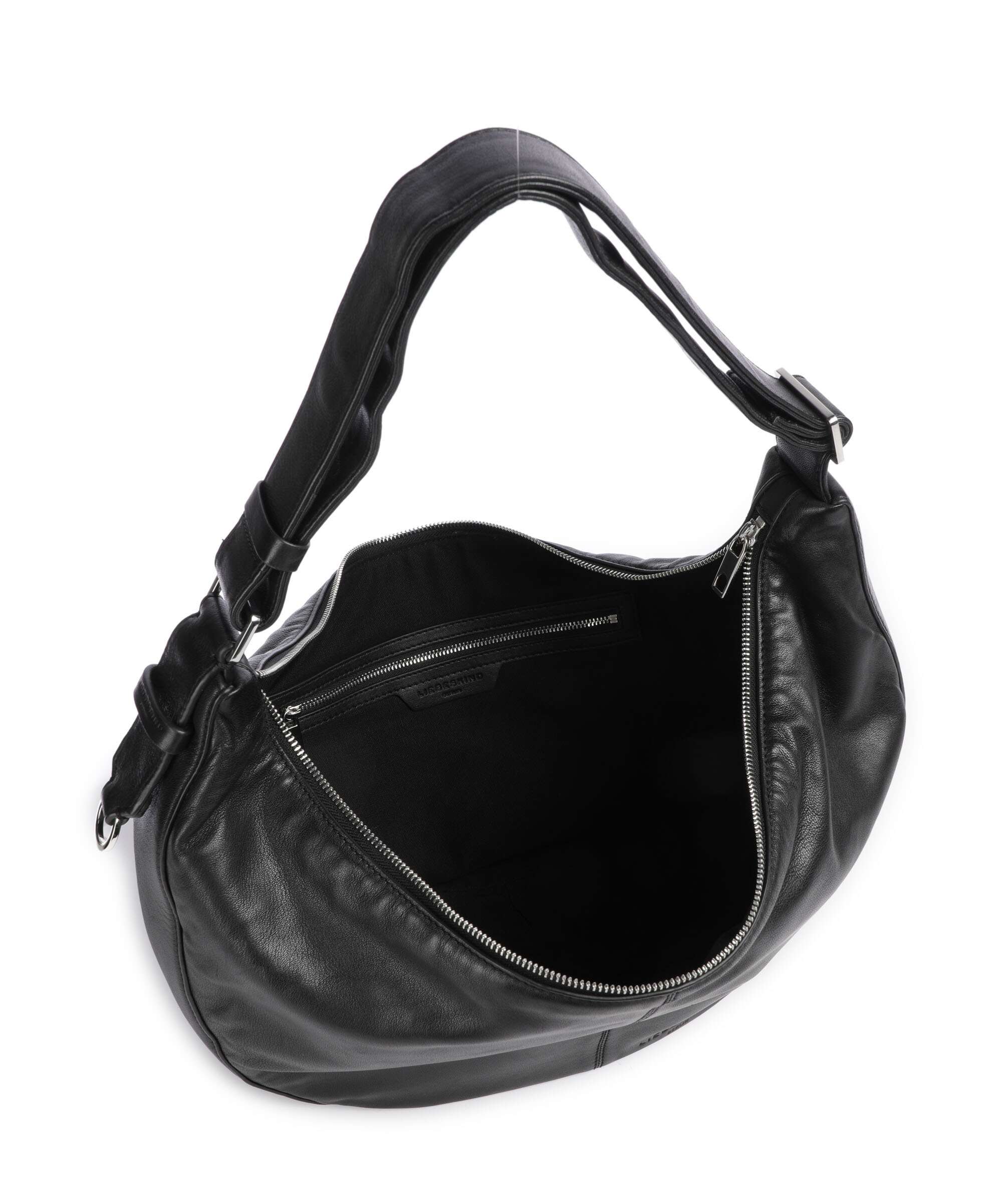 Liebeskind Moon Sheep Natural M Hobo bag black