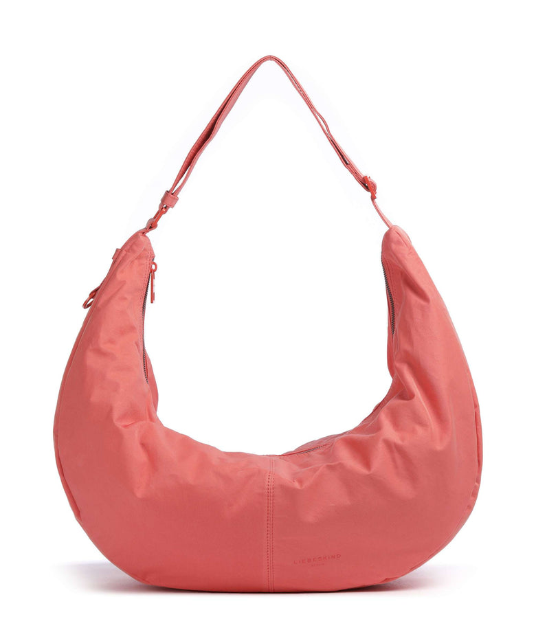 Liebeskind Moon Nylon L Hobo bag coral