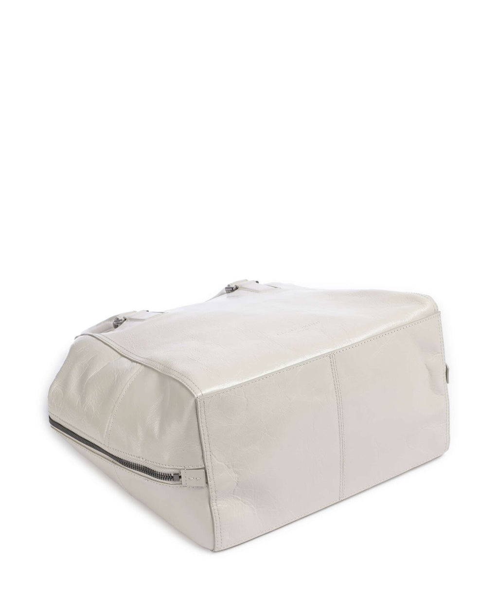 Liebeskind Kayla Lack Distressed M Tote bag milk