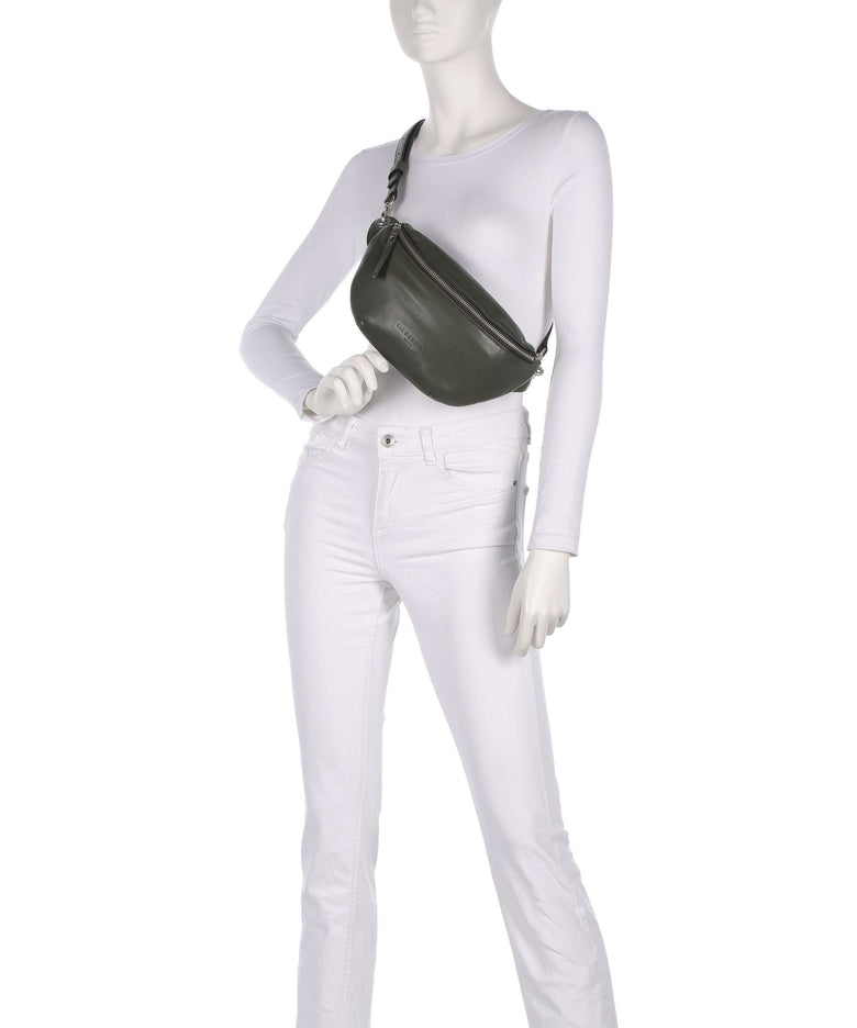 Liebeskind Tavia Sheep Natural Belt bag cypress green