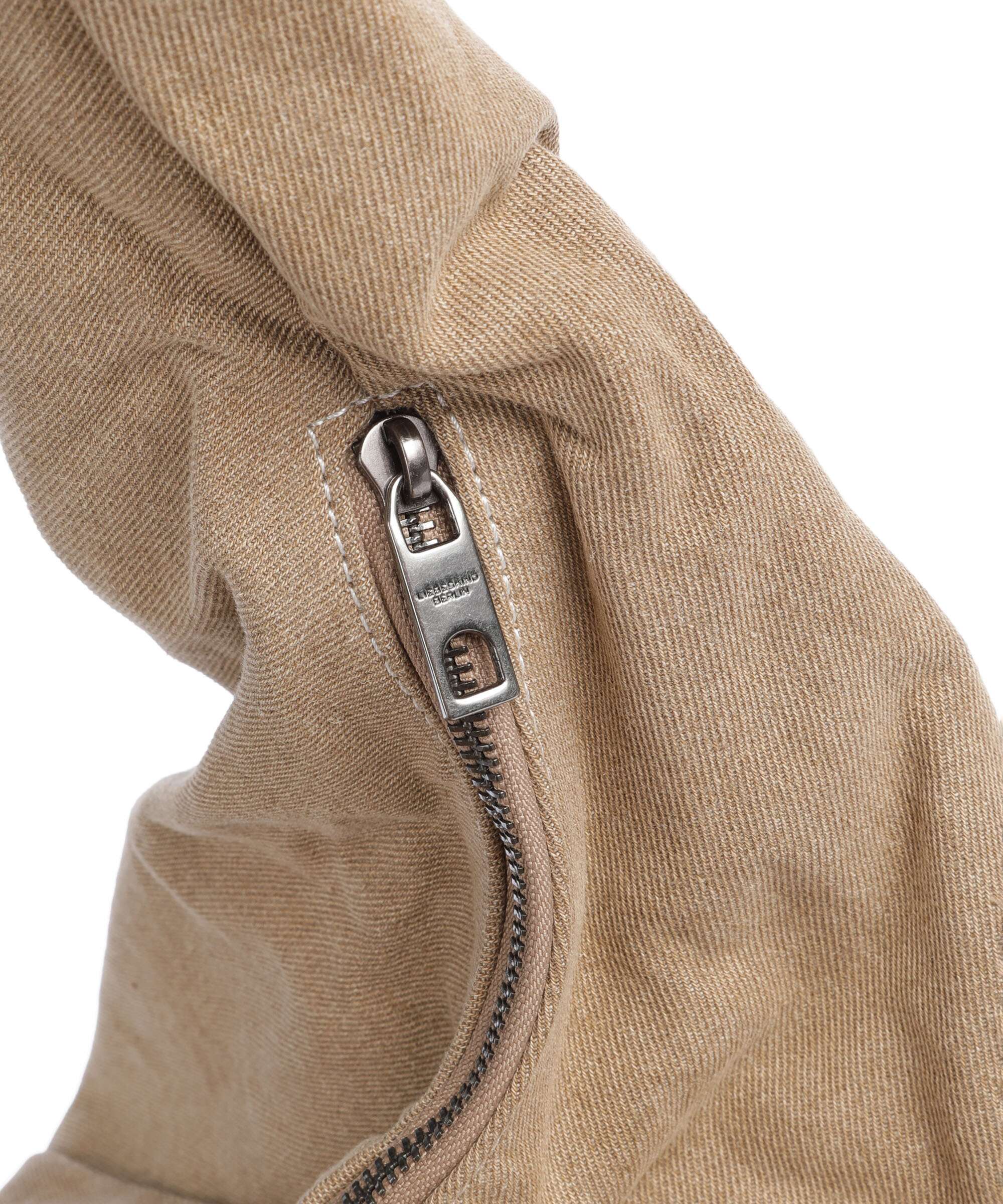 Liebeskind Farrah Denim L Hobo bag beige