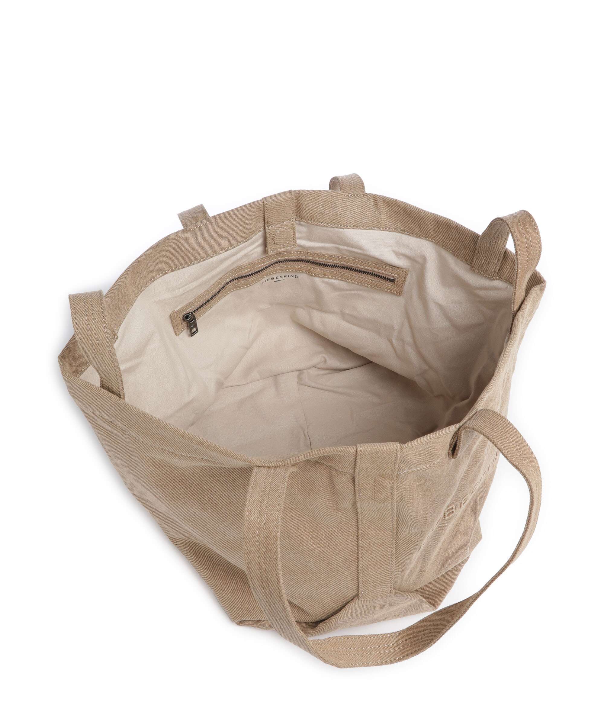 Liebeskind Elvira Denim M Tote bag beige