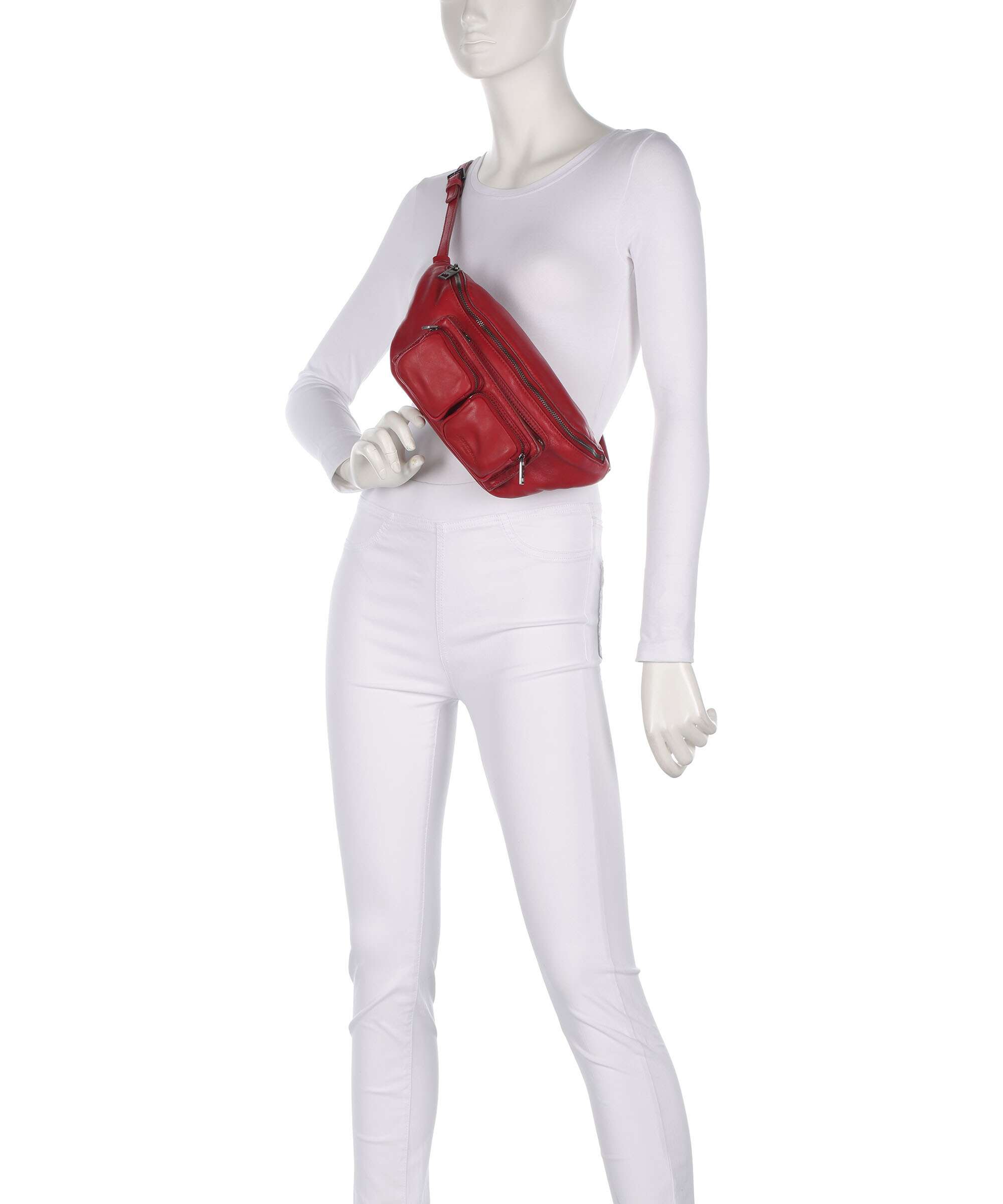Liebeskind Maia Sheep Natural M Belt bag true red