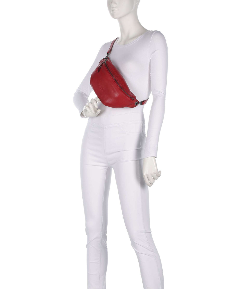 Liebeskind Tavia Sheep Natural M Belt bag true red