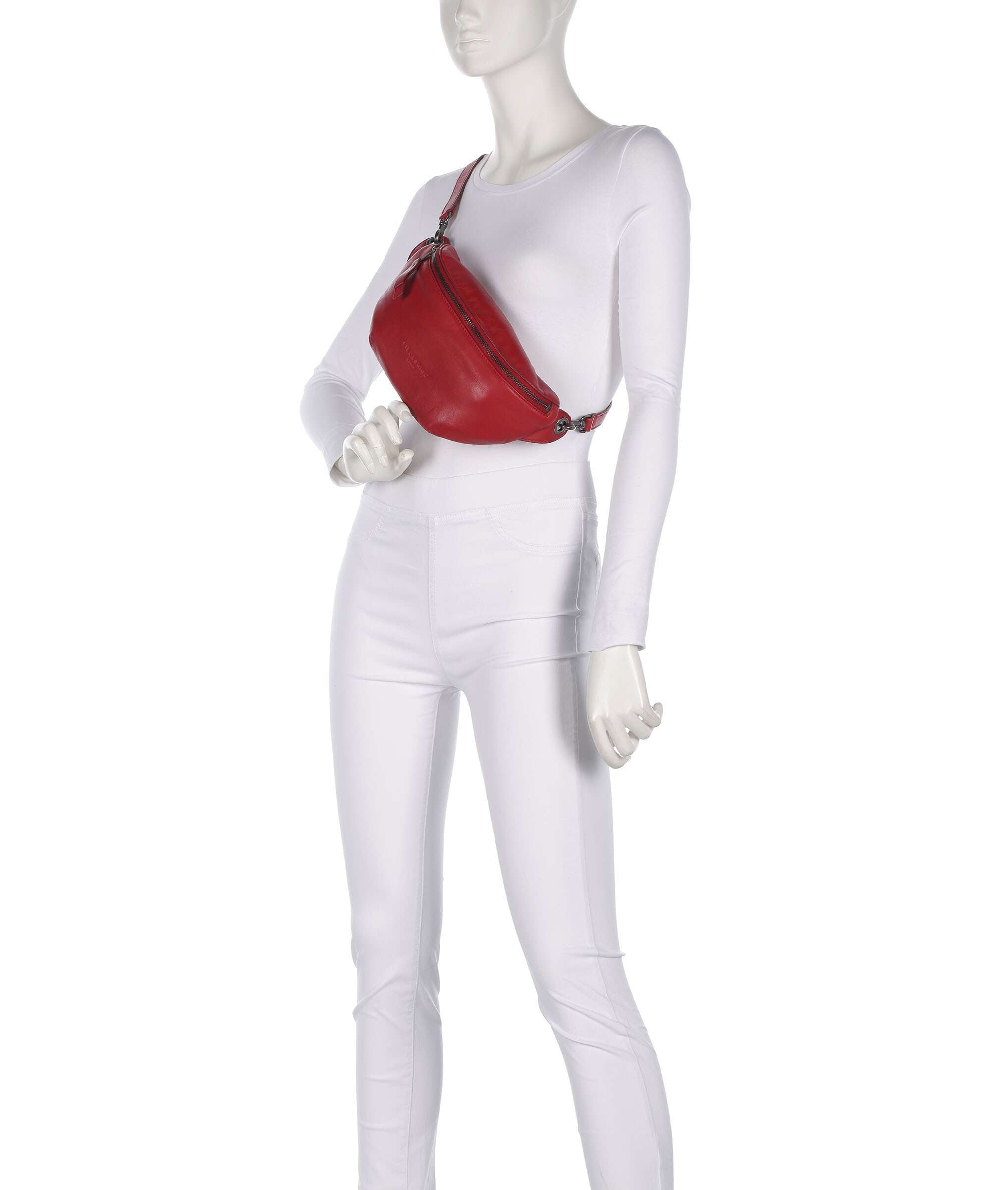 Liebeskind Tavia Sheep Natural M Belt bag true red