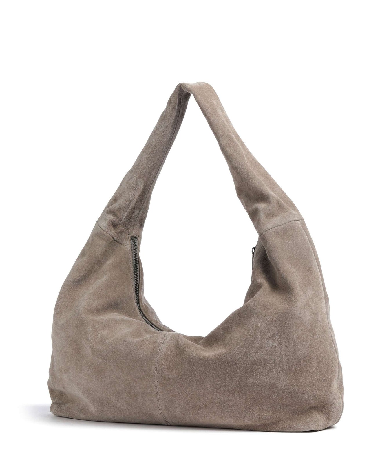 Liebeskind Bo Suede L Hobo bag neutral grey