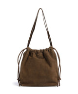 Liebeskind Lya Suede M Borsa a secchiello safari
