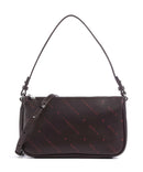 Liebeskind Monogram Soft Nappa S Borsa a spalla burgundy