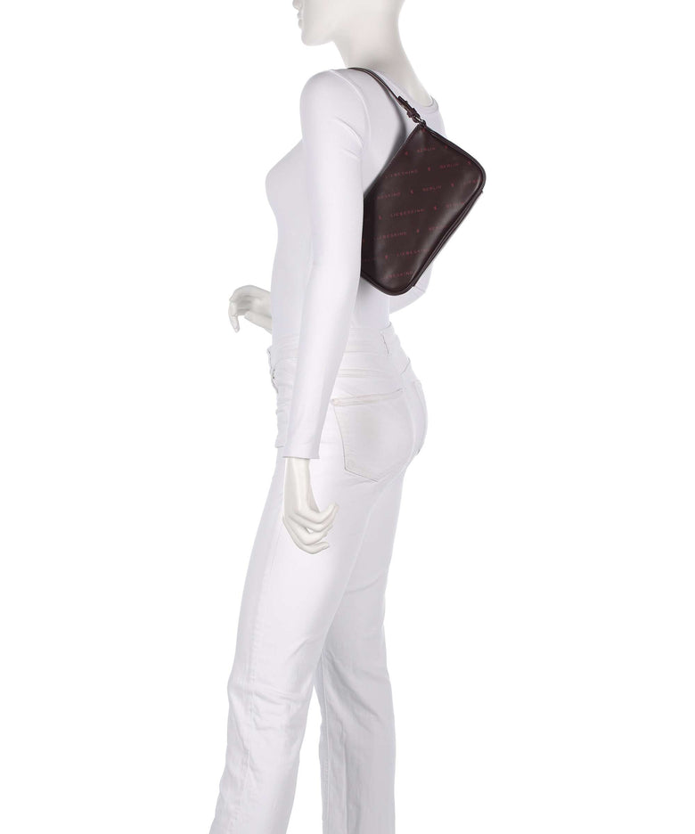 Liebeskind Monogram Soft Nappa S Shoulder bag burgundy