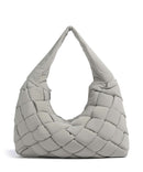 Liebeskind Bo Weaved Nylon L Hobo bag neutral grey
