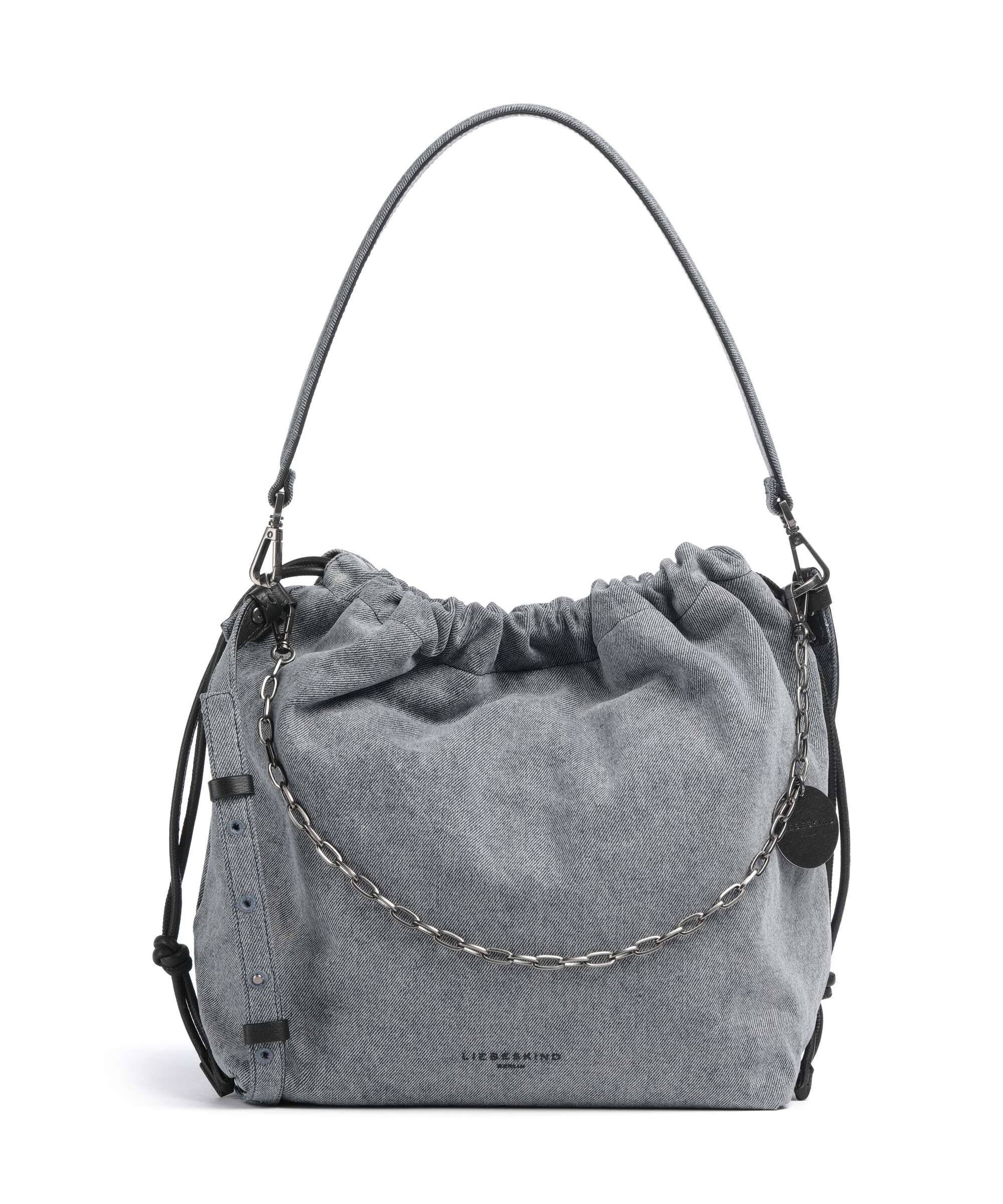 Liebeskind Lya II Denim M Bucket bag blue denim