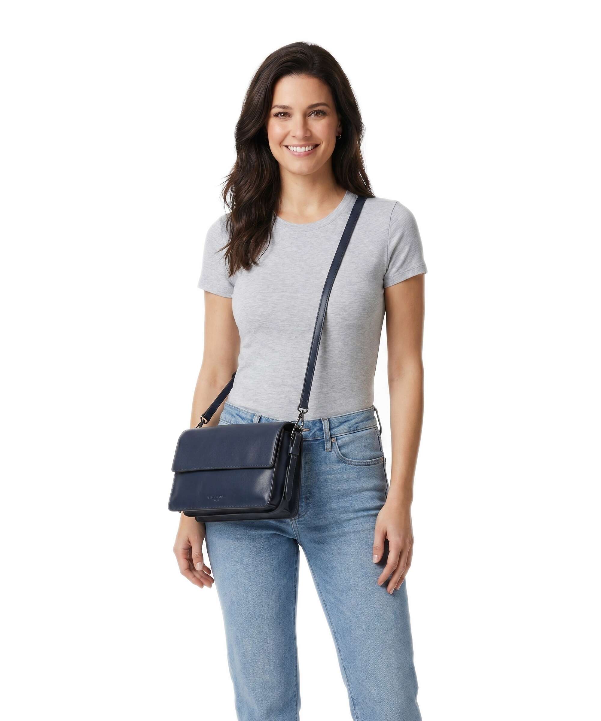 Liebeskind Audrey Recycled Soft Calf S Shoulder bag peacoat