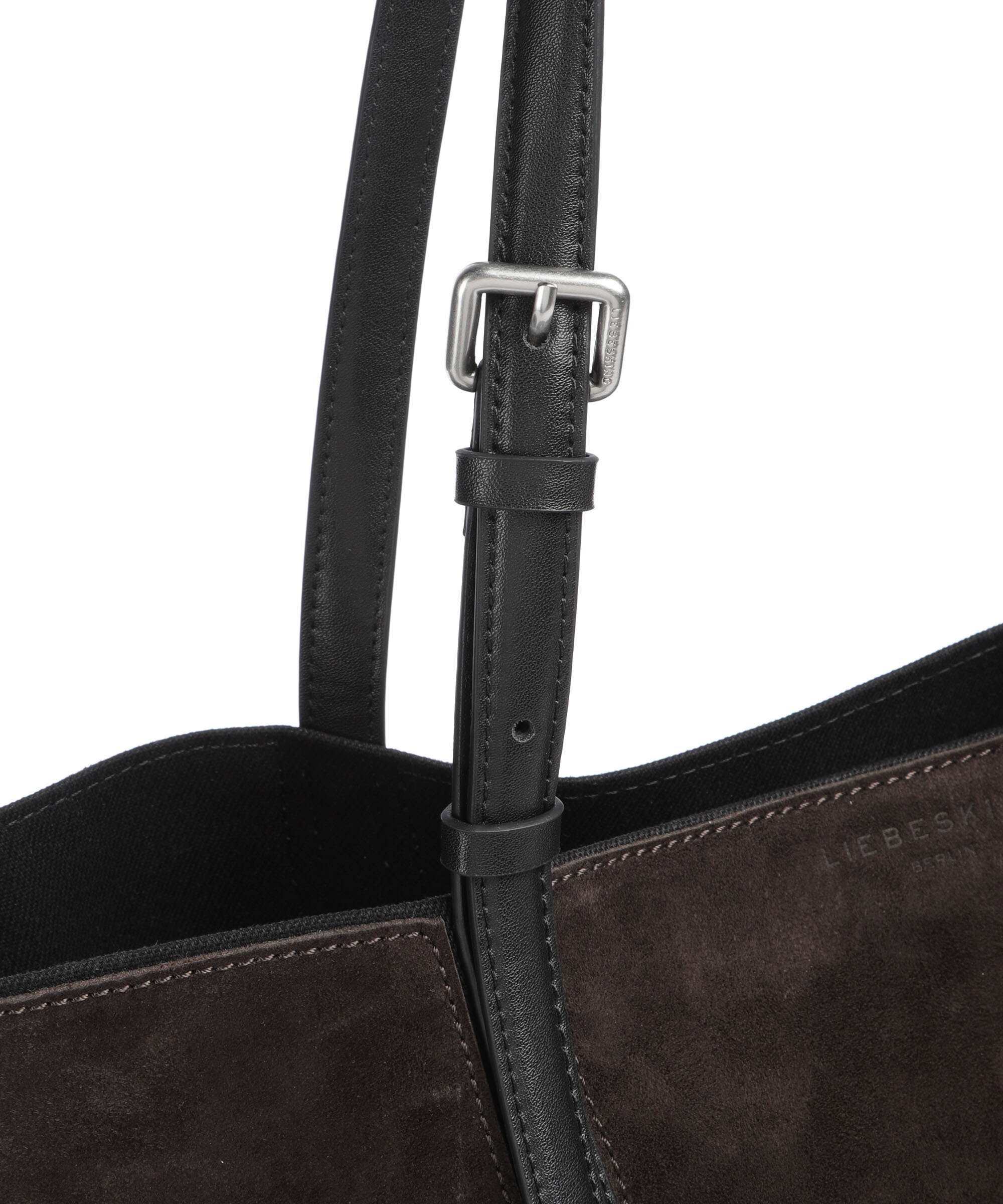 Liebeskind Una Recycled Suede M Tote bag deep soil