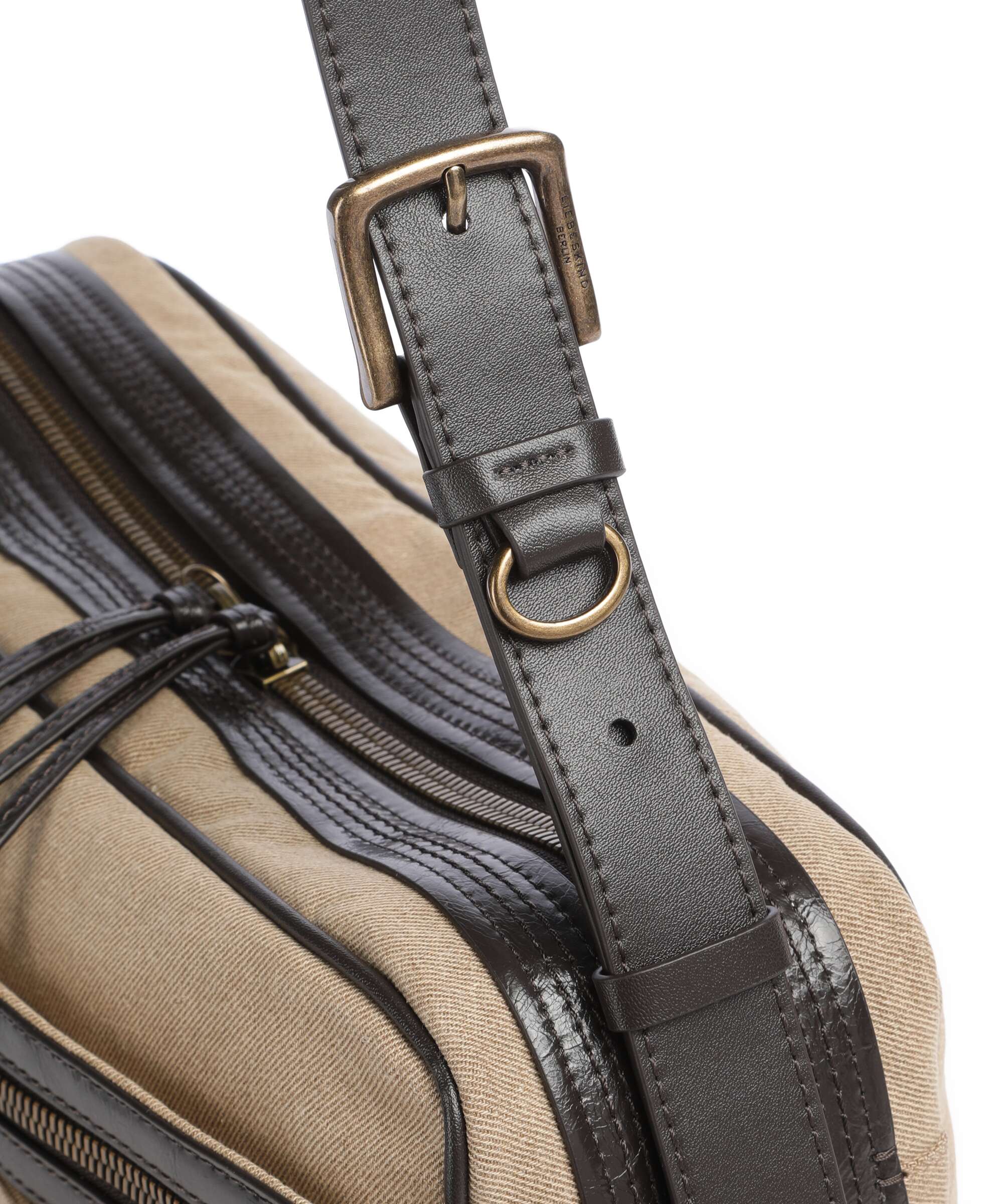 Liebeskind Juno Denim M Shoulder bag beige