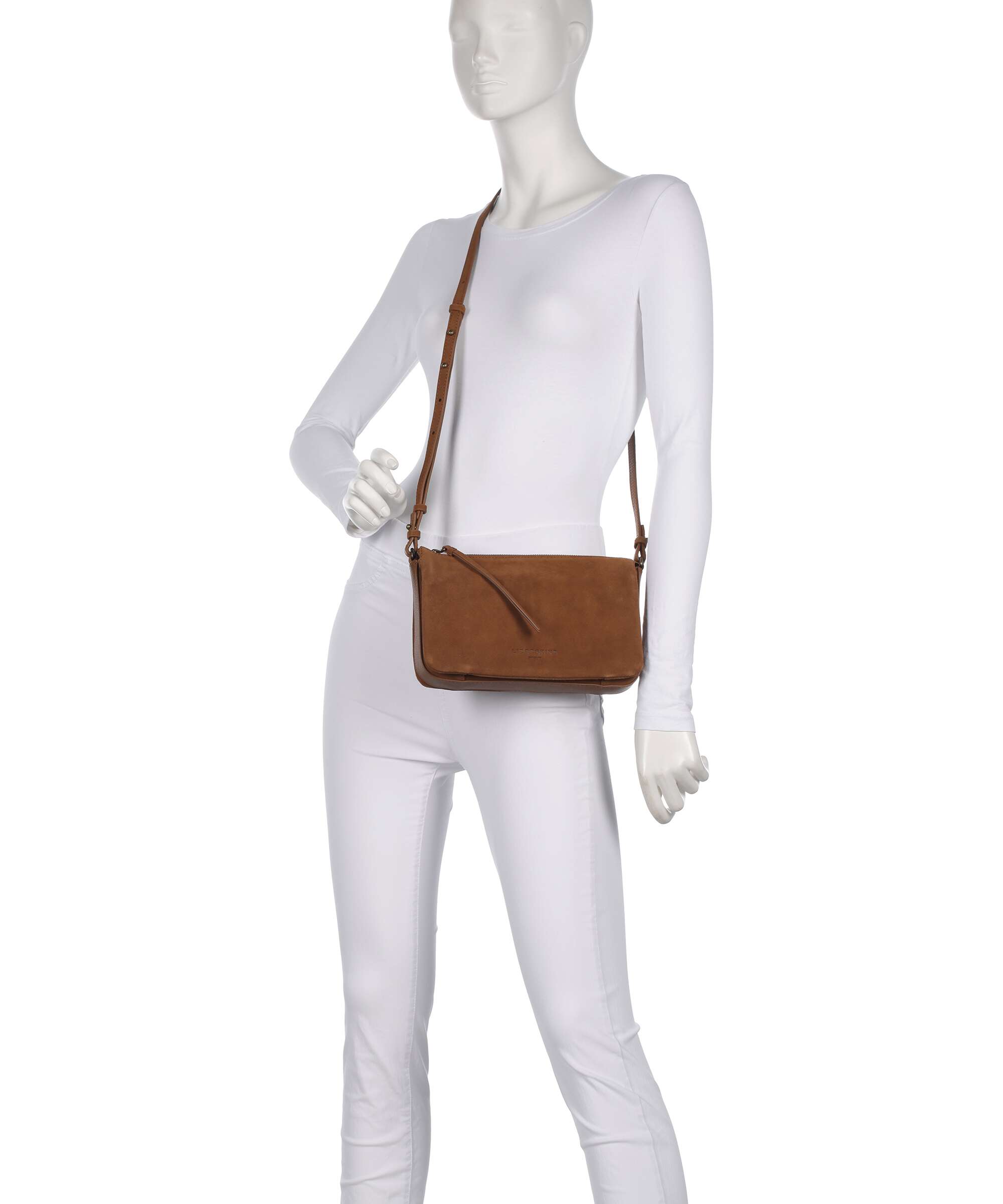 Liebeskind Nina Hydro Suede S Crossbody bag brown