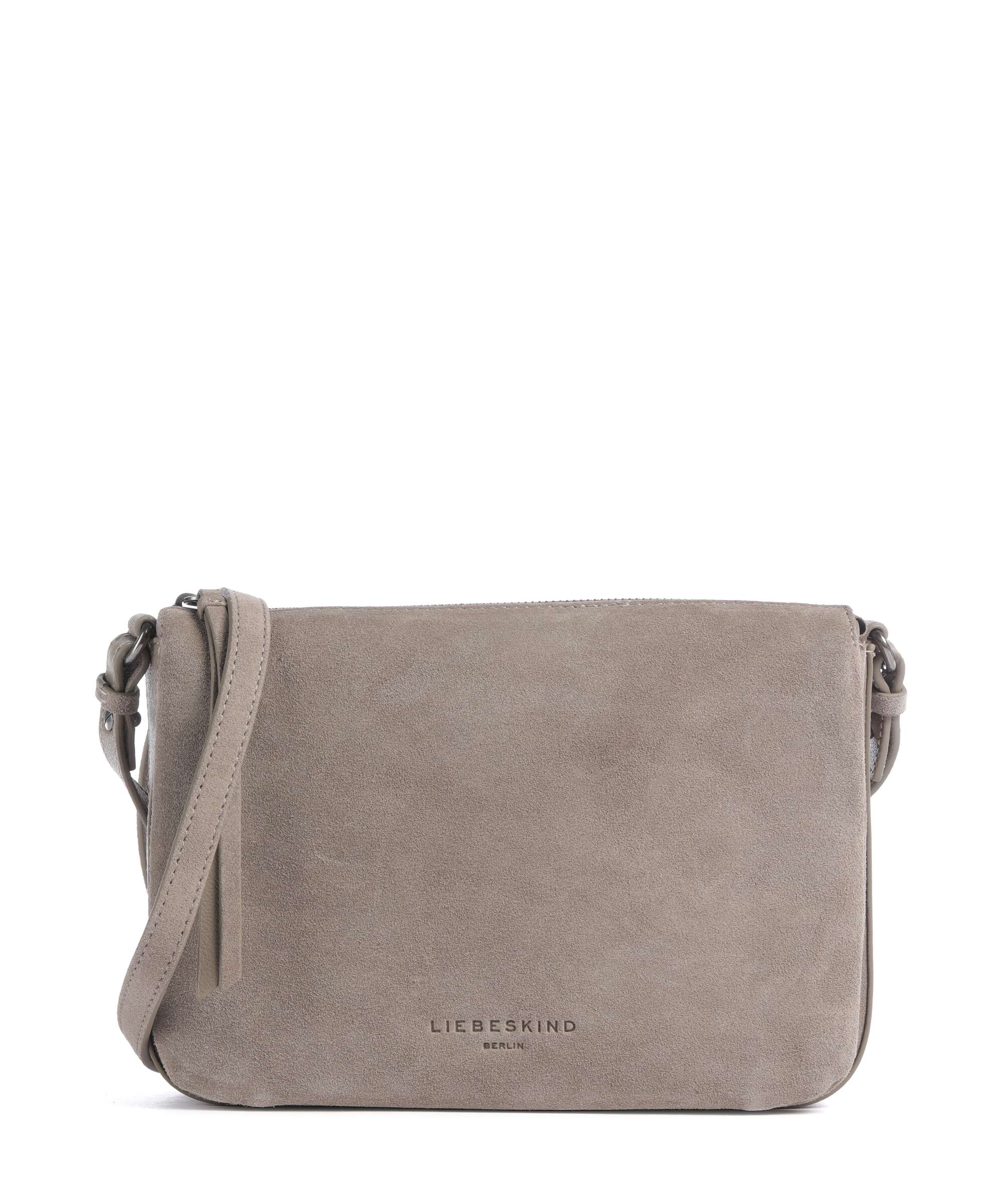 Liebeskind Nina Hydro Suede M Crossbody bag neutral grey