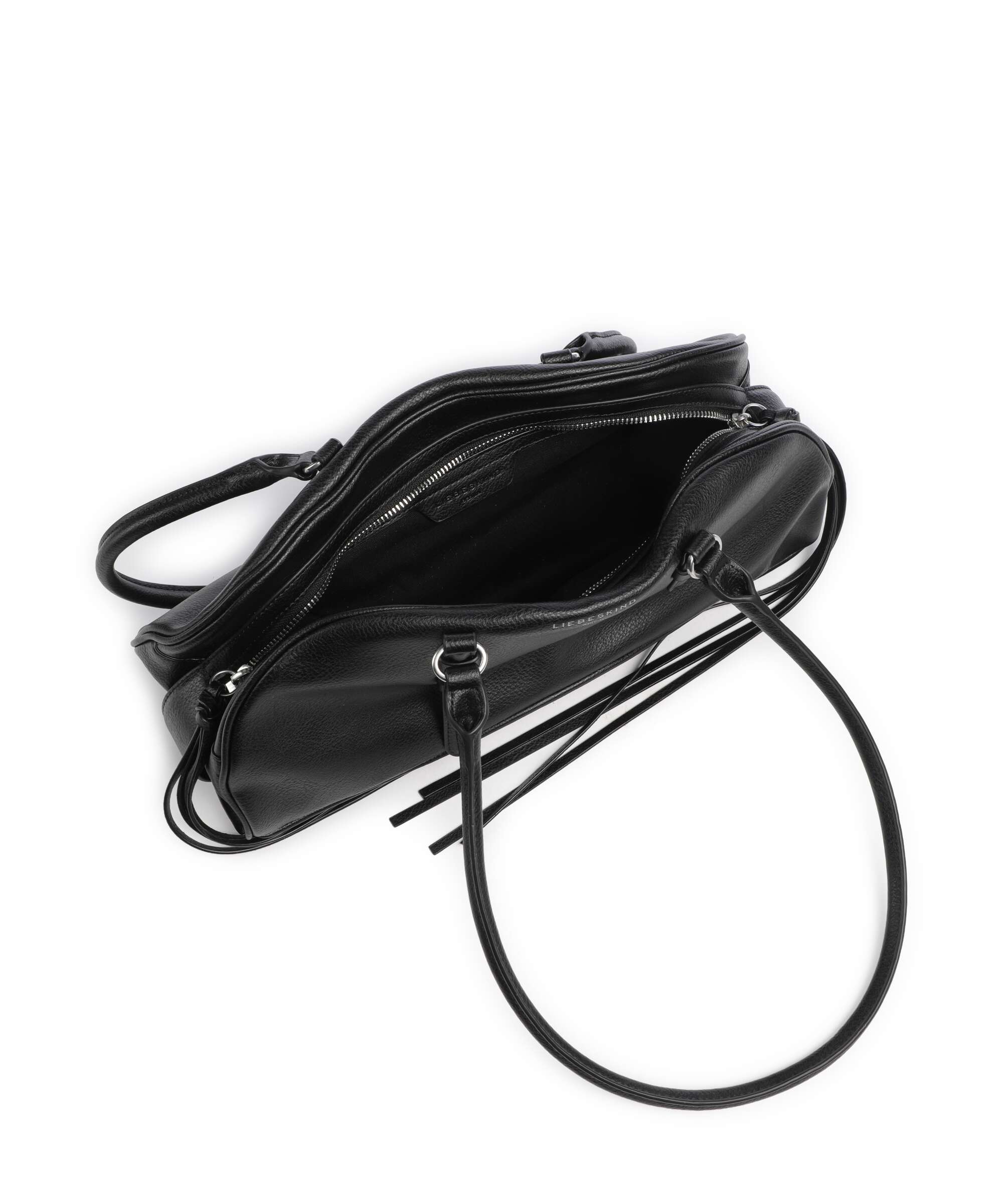 Liebeskind Capri Cow Naturale M Shoulder bag black