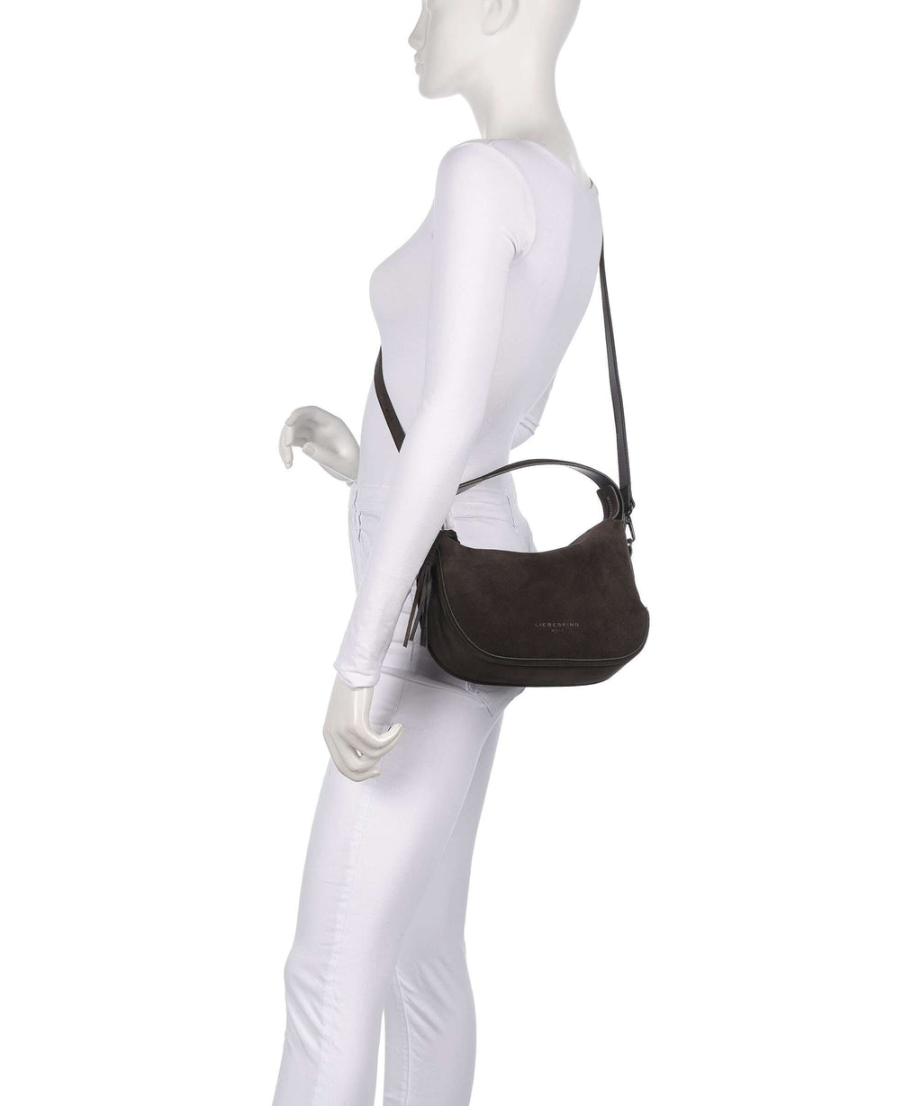 Liebeskind Ines Suede S Crossbody bag deep soil