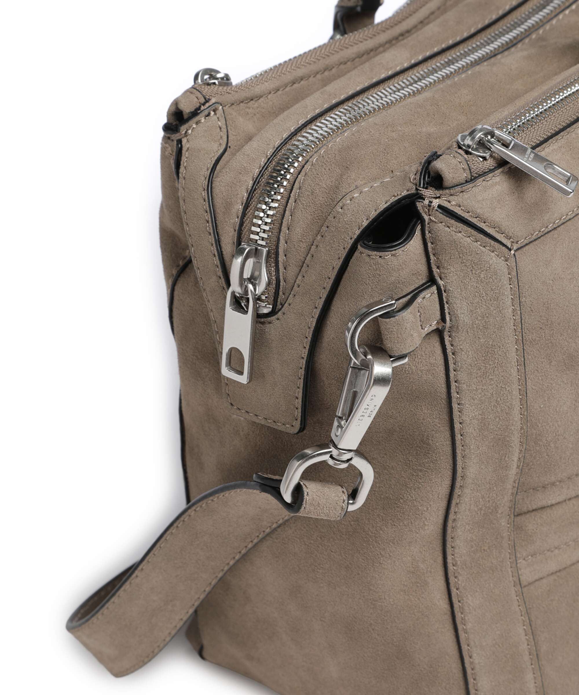Liebeskind Delia Suede M Handbag neutral grey