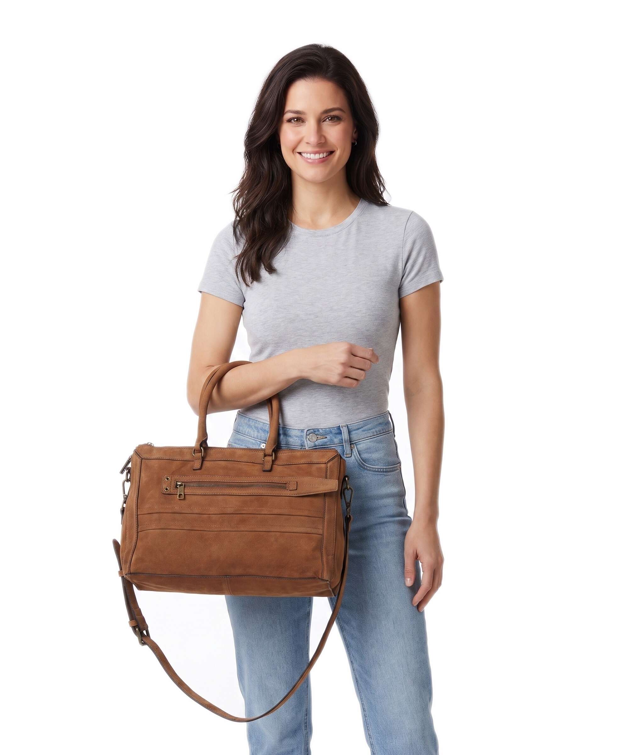 Liebeskind Delia Suede M Handbag brown