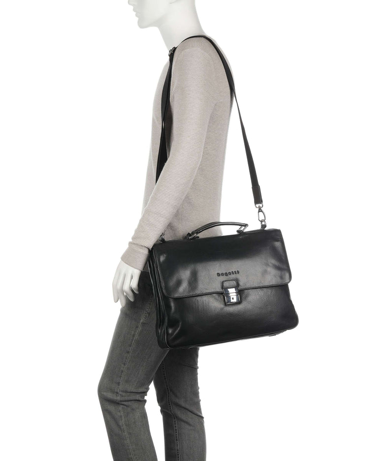 Bugatti Romano Briefcase schwarz