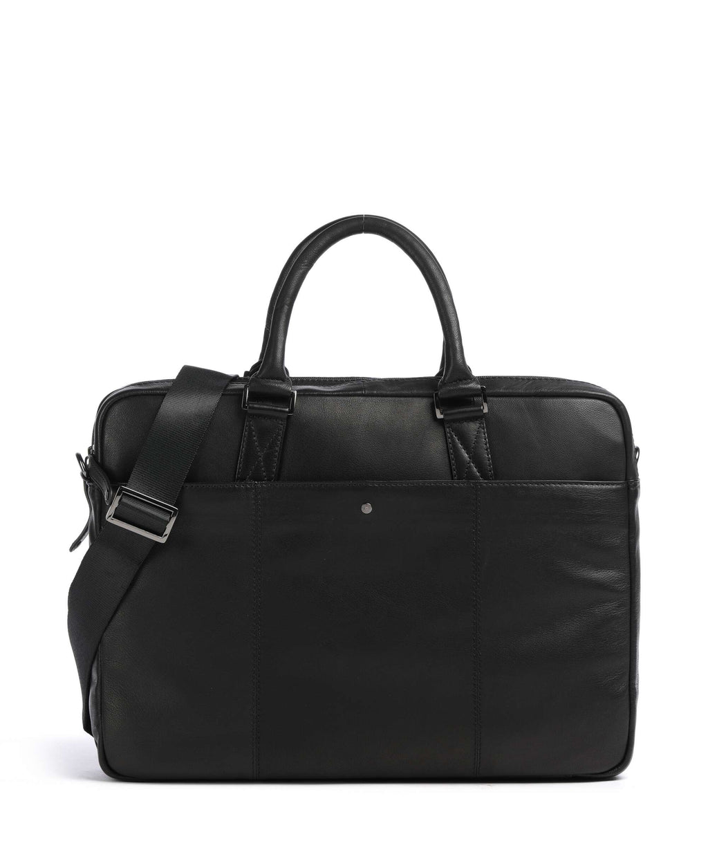 Bugatti Black Magic Briefcase schwarz
