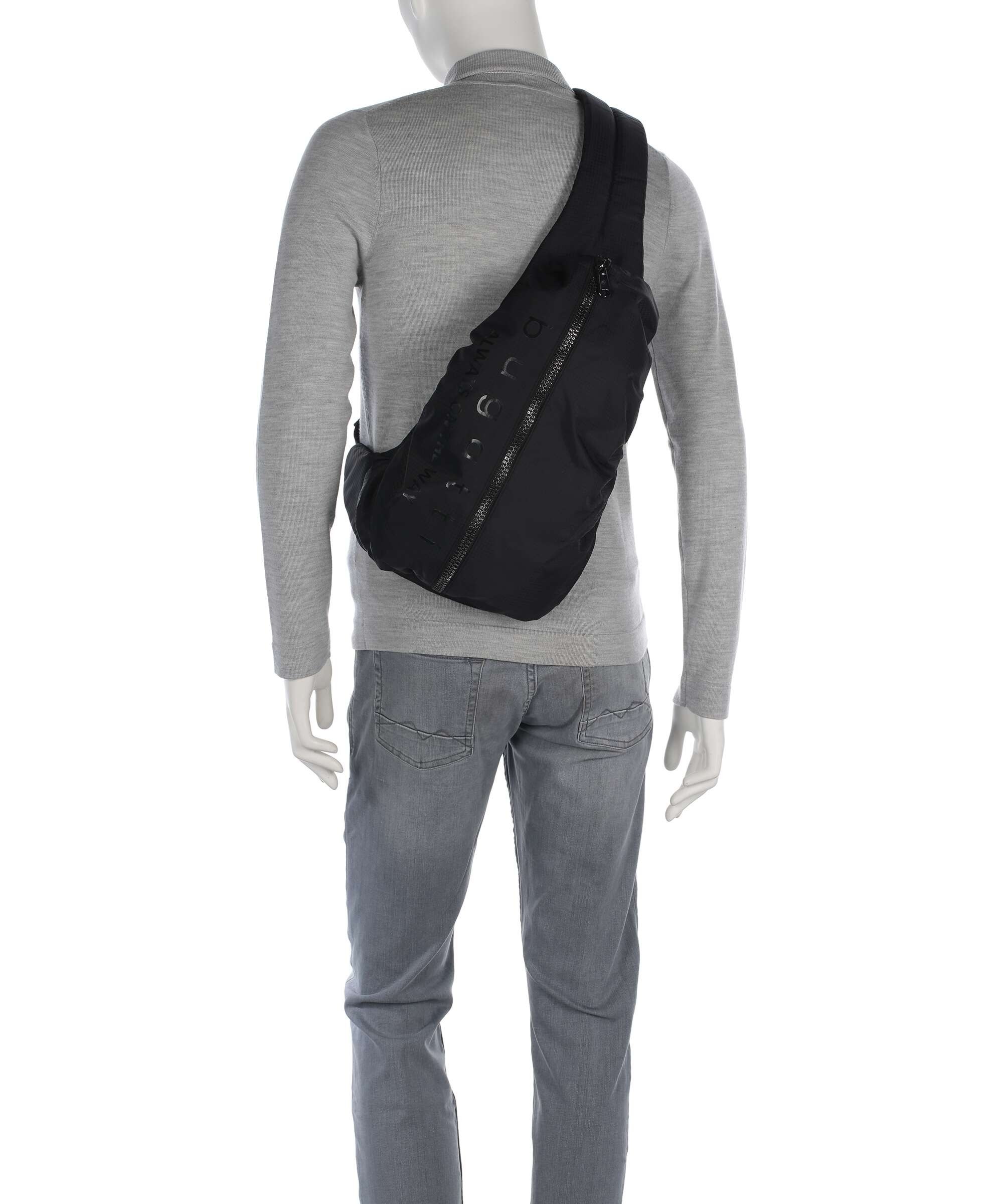 Bugatti Letter's Sling bag schwarz