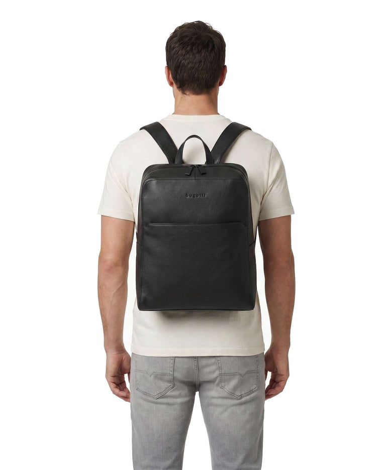 Bugatti Black Backpack schwarz