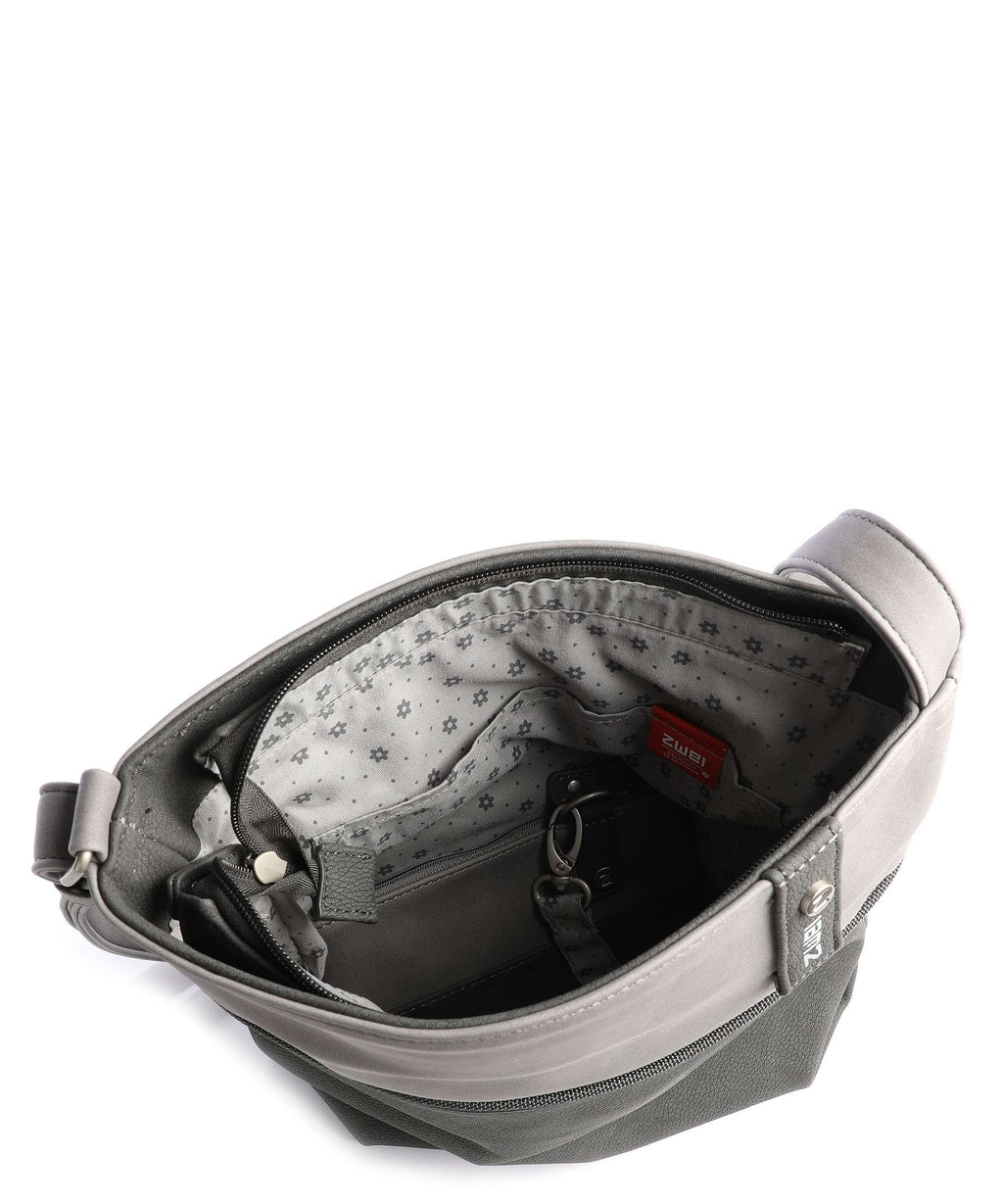 Zwei Jana J10 Shoulder bag nubuk stone