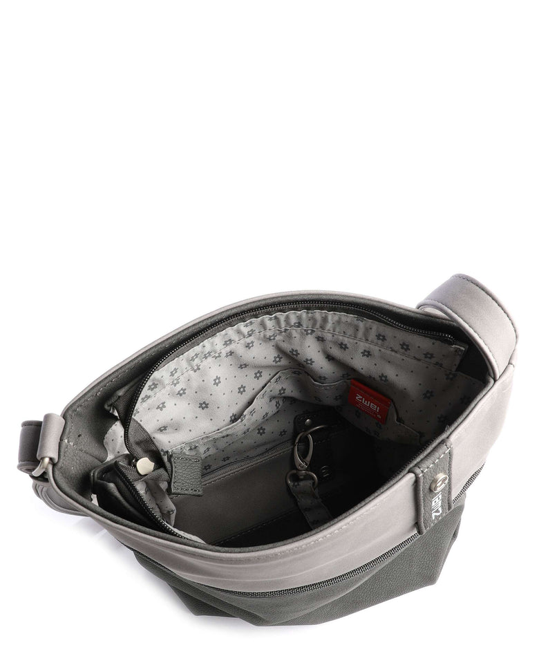 Zwei Jana J10 Shoulder bag nubuk stone