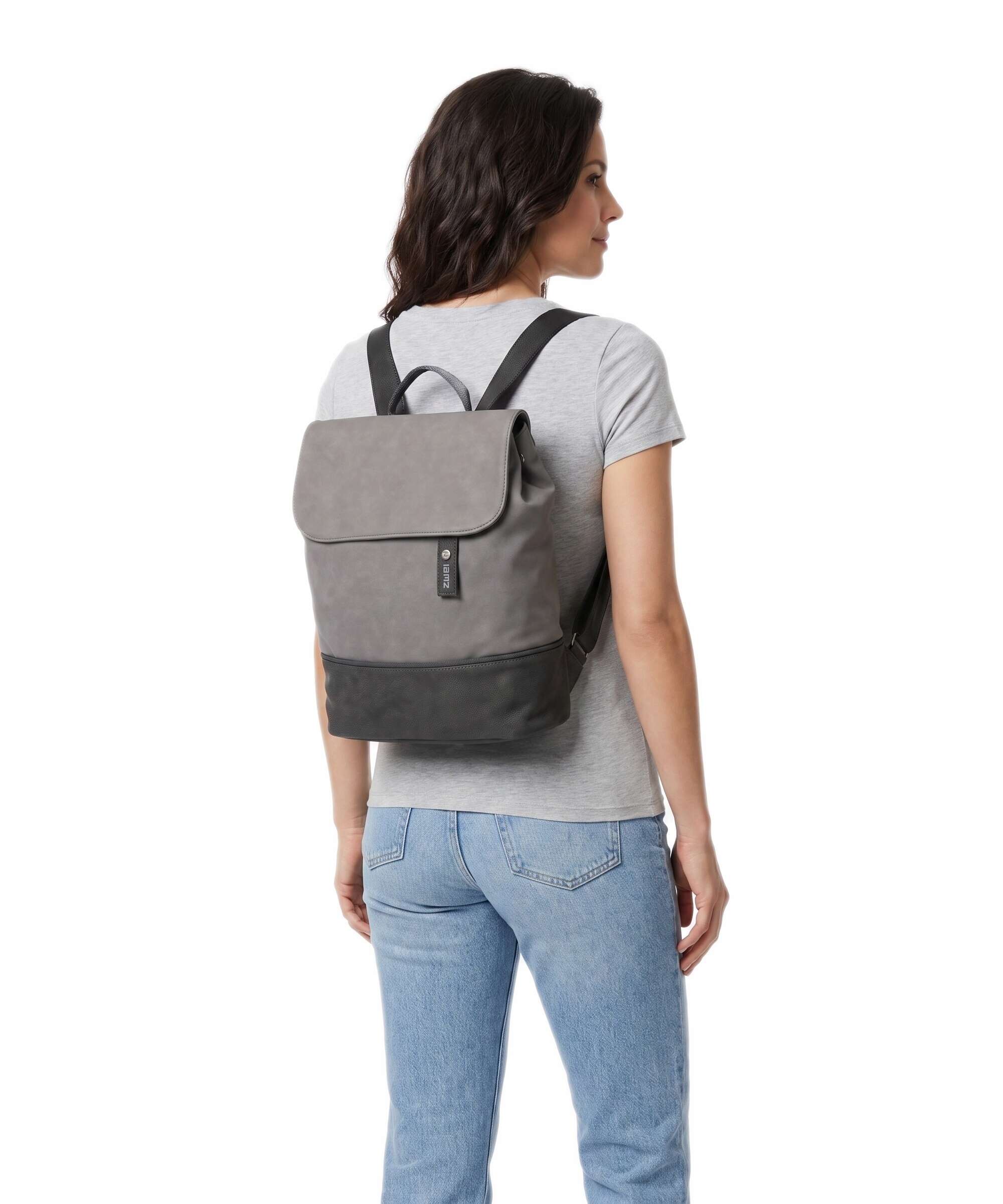 Zwei Jana JR13 Backpack nubuk stone