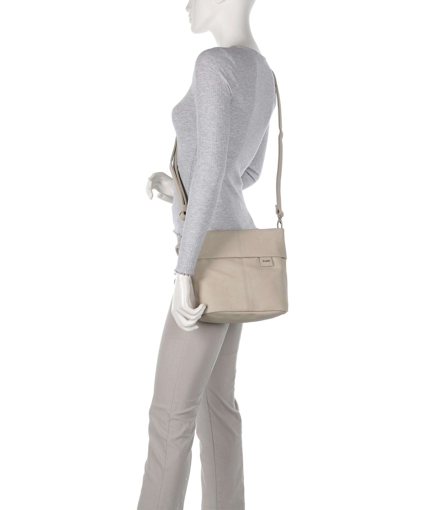 Zwei Mademoiselle.M M8 Shoulder bag nubuk linen