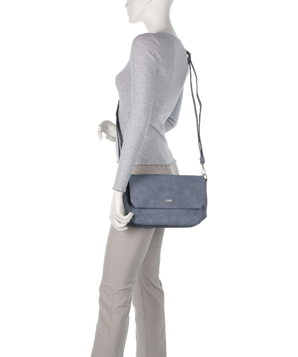 Zwei Mademoiselle.M M60 Shoulder bag nubuk sky