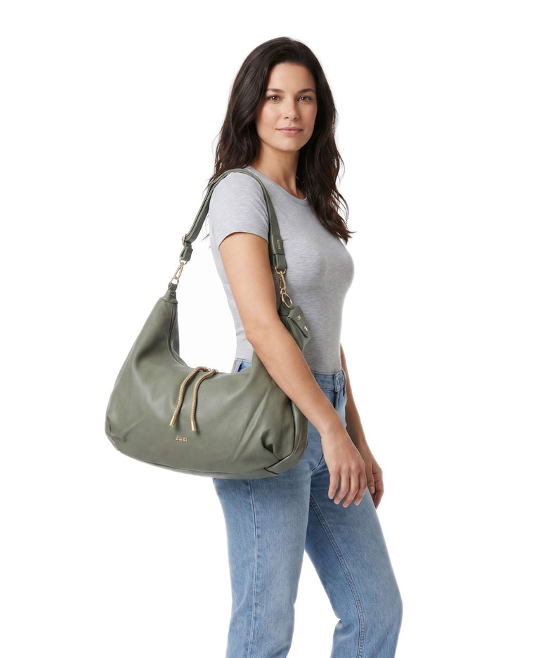 Zwei Lola LO200 Hobo bag eucalyptus