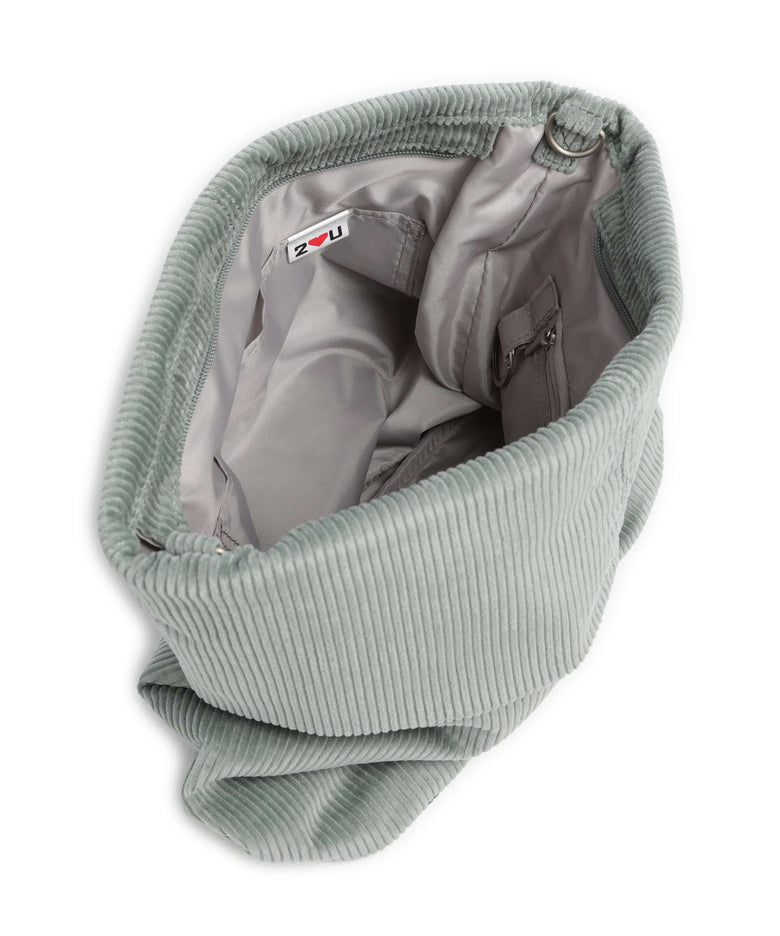 Zwei Mademoiselle.M M12 Hobo bag cord/sage