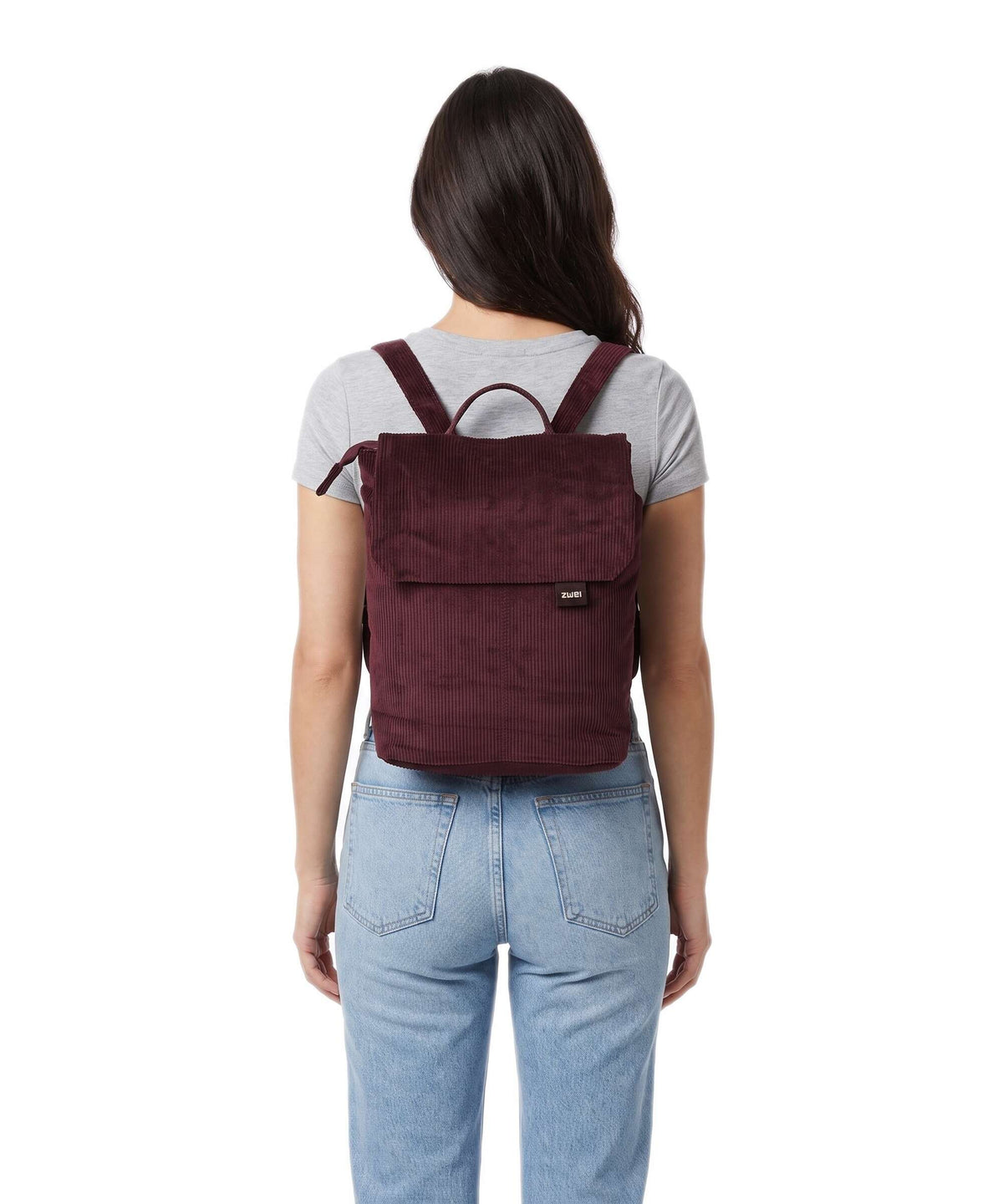 Zwei Mademoiselle.M MR13 Backpack cord/bordeaux