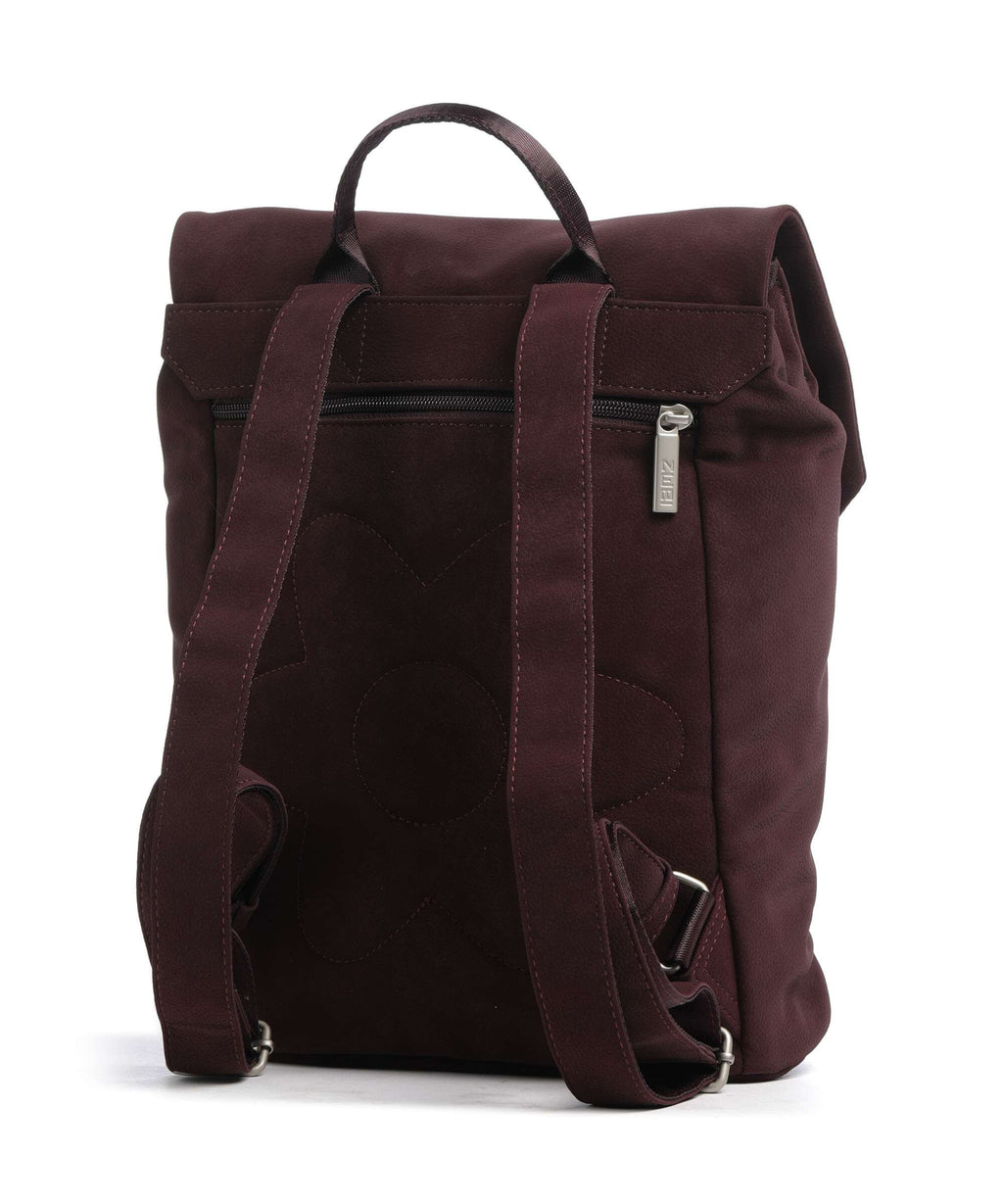 Zwei Mademoiselle.M MR13 Backpack nubuk/bordeaux