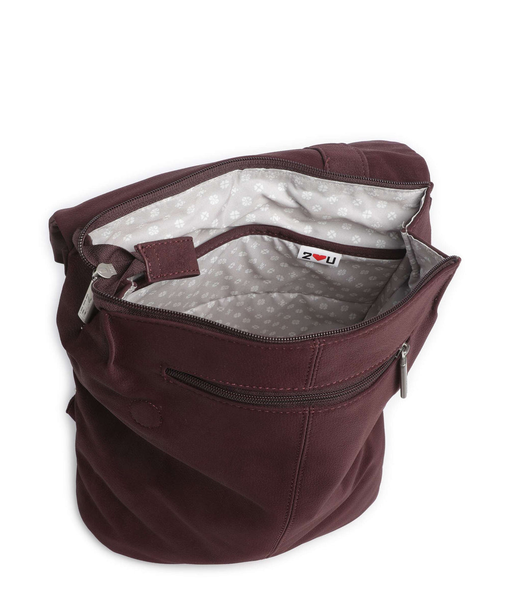 Zwei Mademoiselle.M MR13 Backpack nubuk/bordeaux