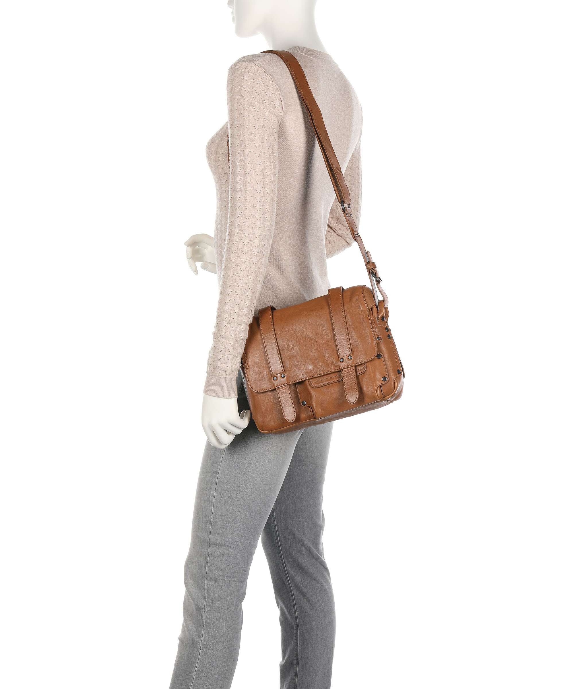 Aunts & Uncles Grandma's Luxury Club Miss Applepie Crossbody bag caramel