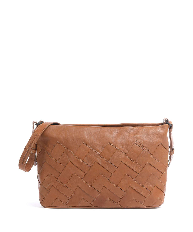 Aunts & Uncles Grandma's Luxury Club Mrs. Jam Grid Cake Shoulder bag caramel